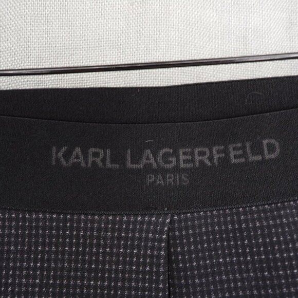 Karl Lagerfeld Paris Women's Stretch Knit Ankle Leggings - size 10 - Picture 6 of 10